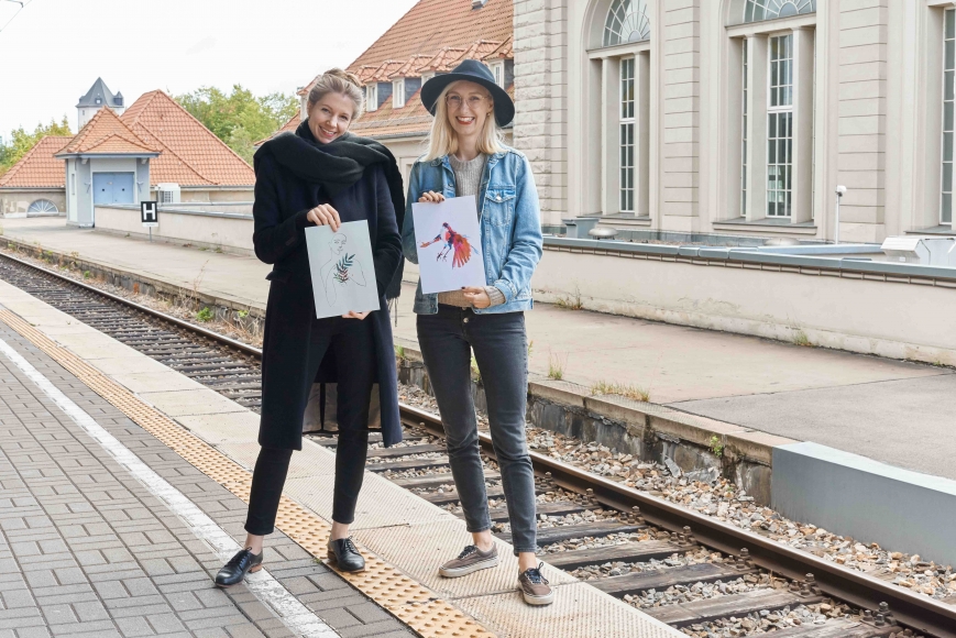 Eine Zugfahrt mit Goldschmiedin &amp; Illustratorin &quot;Stadtelster&quot; aus Weimar